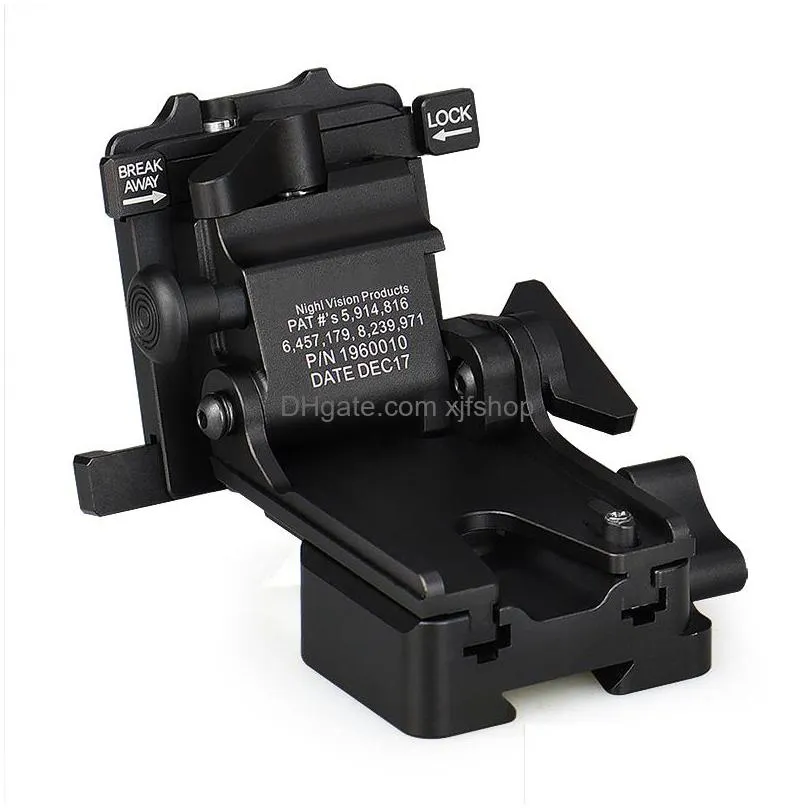ppt aluminum alloy night vision goggles mount nvg arms mount for pvs7 pvs14 pvs15 pvs18 pvs21 mounting helmet cl240237