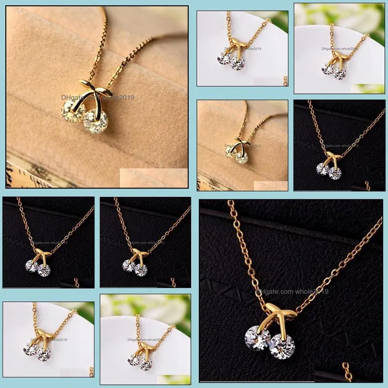 gold necklaces fashion plated with chain gros collier femme pendant necklace