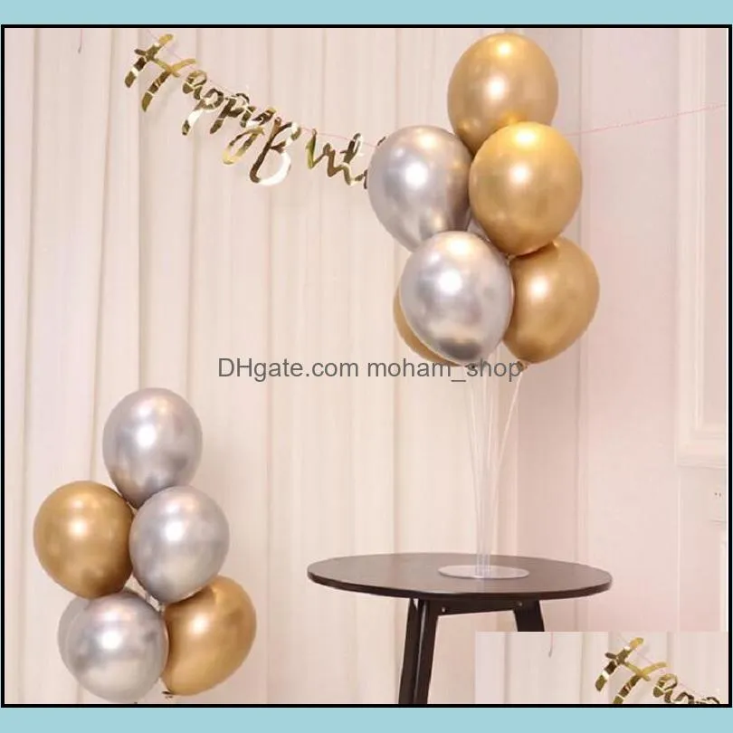70cm balloon holder column base stand clear plastic balloon stick stand for birthday party wedding kids balloons decoration