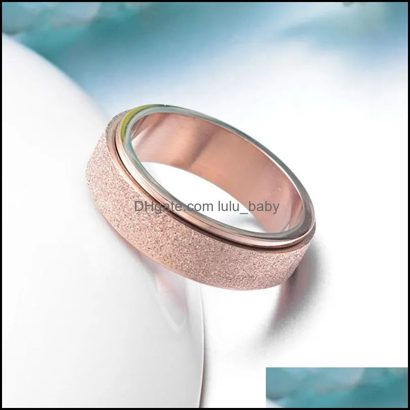 rainbow rings 6mm stainless steel rings for men women high polished edges engagement band ring jewelry black gold color