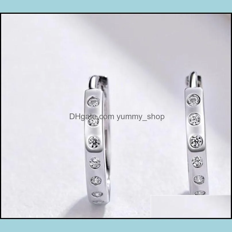 hoop earrings for women 925 sterling silver minimalist simple circle earing real silver korean fashion jewelry