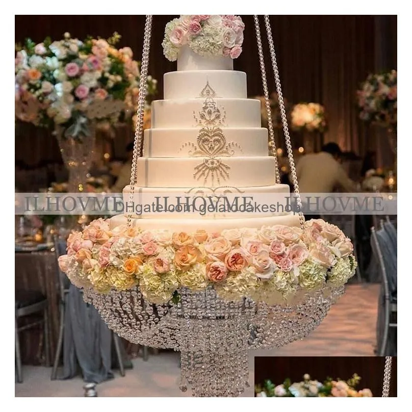 Hanging wedding cake stand on sale