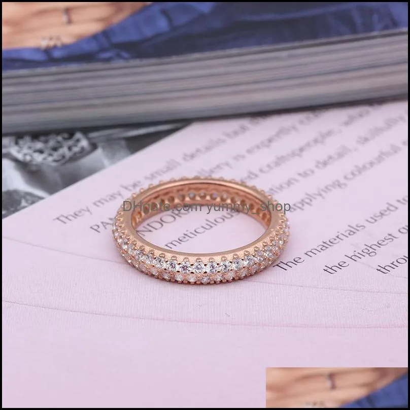 925 sterling silver pan ring rose gold source of inspiration with crystal cz pan ring for women wedding party fashion jewelry1 751 q2