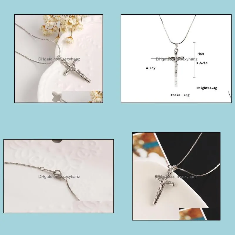 necklaces pendant silver cross pendants necklace beautiful classic prom jewelry cross necklace