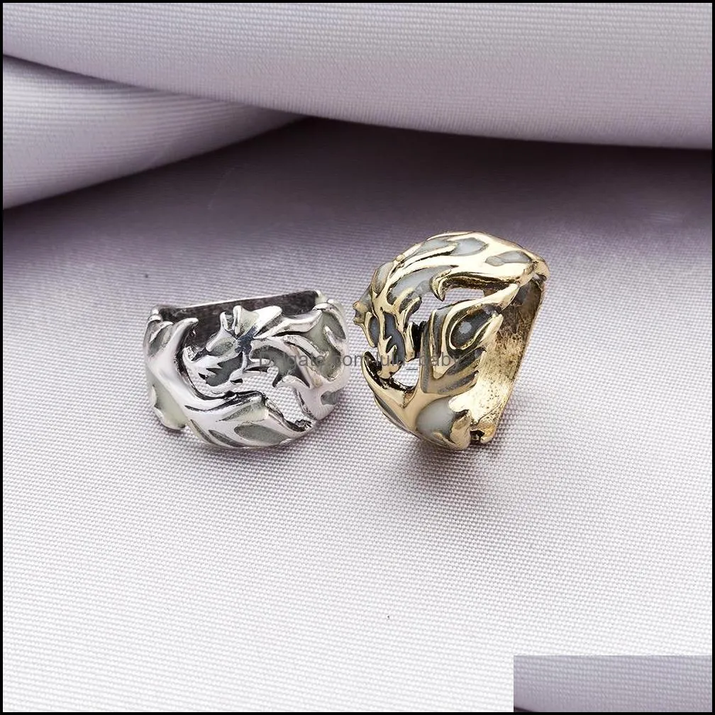 retro individuality ring for women men necessary accessories nightclubs bars personality dragon fashion jewelry rings