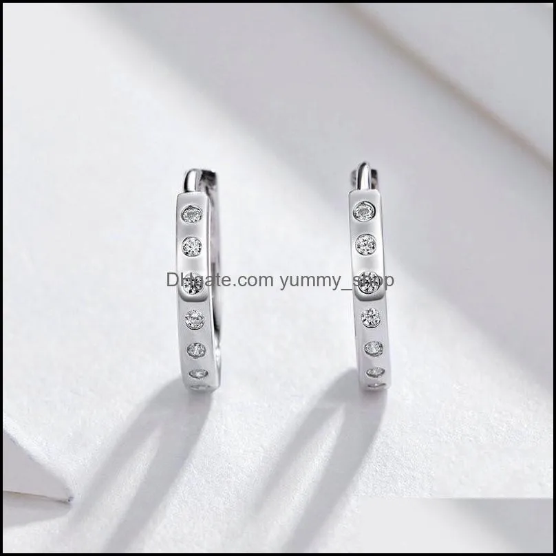 hoop earrings for women 925 sterling silver minimalist simple circle earing real silver korean fashion jewelry