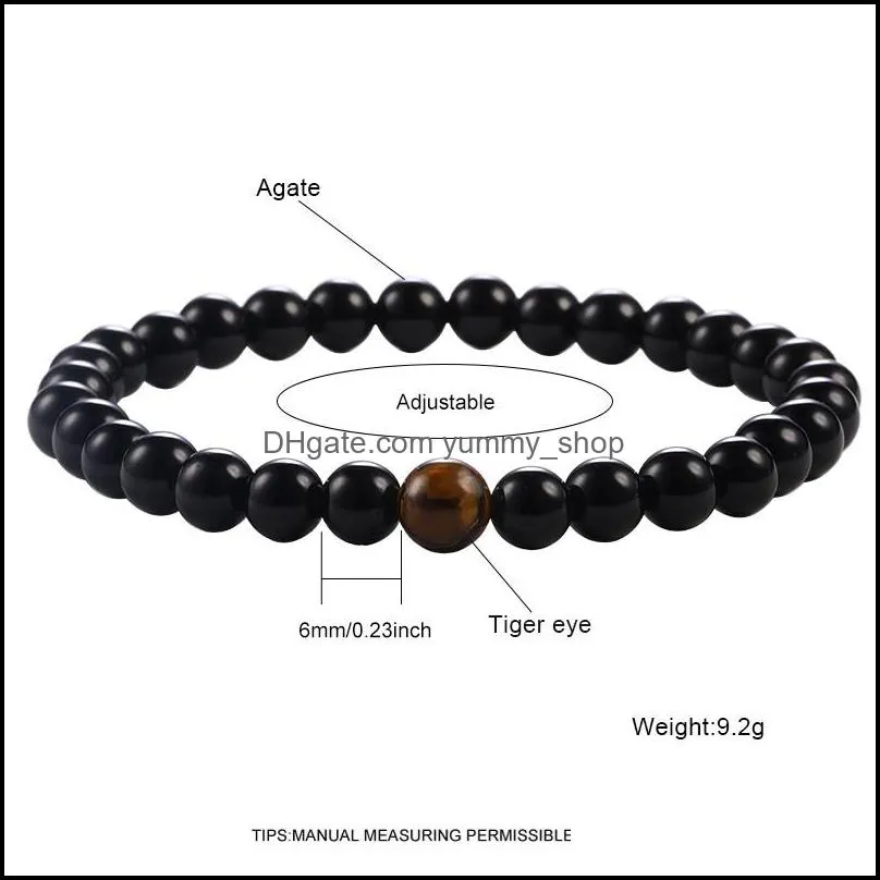 high quality black tiger eye buddha bracelets natural malachite beads pray wealth lucky classical style jewelry for men z