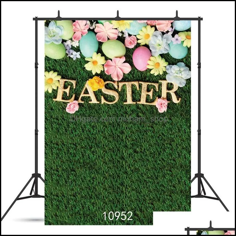 easter backdrop background colorful eggs wall vinyl p ography wooden panel floor home decor wallpapers festival p o portrait for