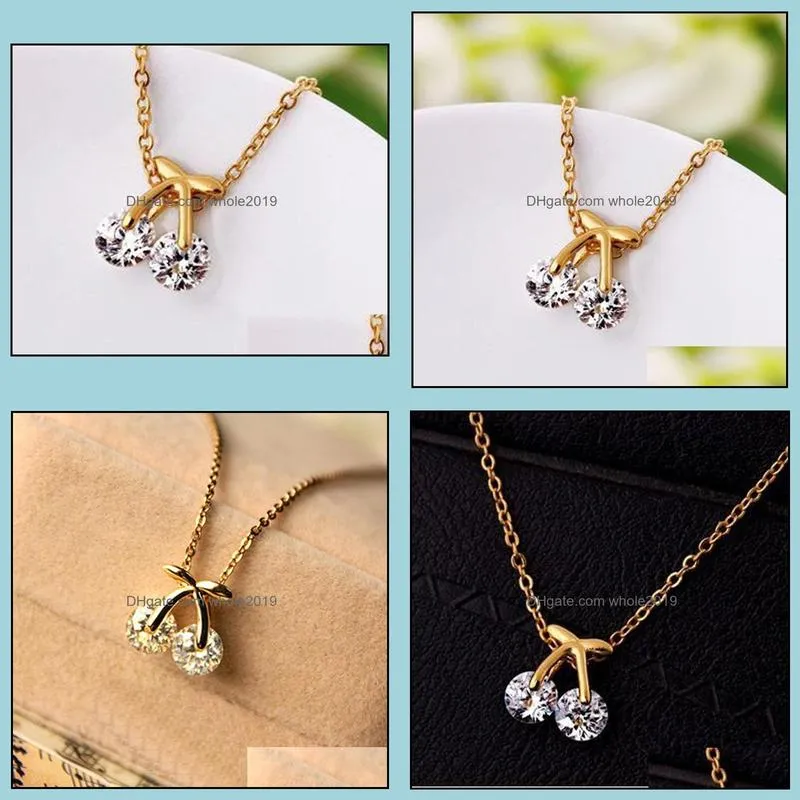 gold necklaces fashion plated with chain gros collier femme pendant necklace
