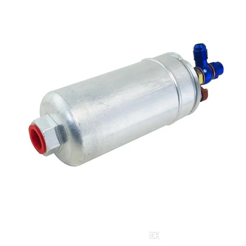  racing top quality external fuel pump 044 oem0580 254 044 poulor 300lph add adapter fitting fpb044addfk045baddfk047b