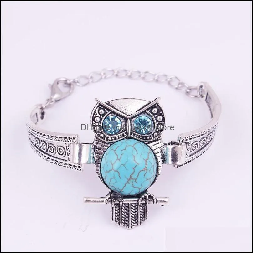 charm bracelets vintage designer retro elephant owl boho bracelets jewelry charm bracelets bangles 3043 q2