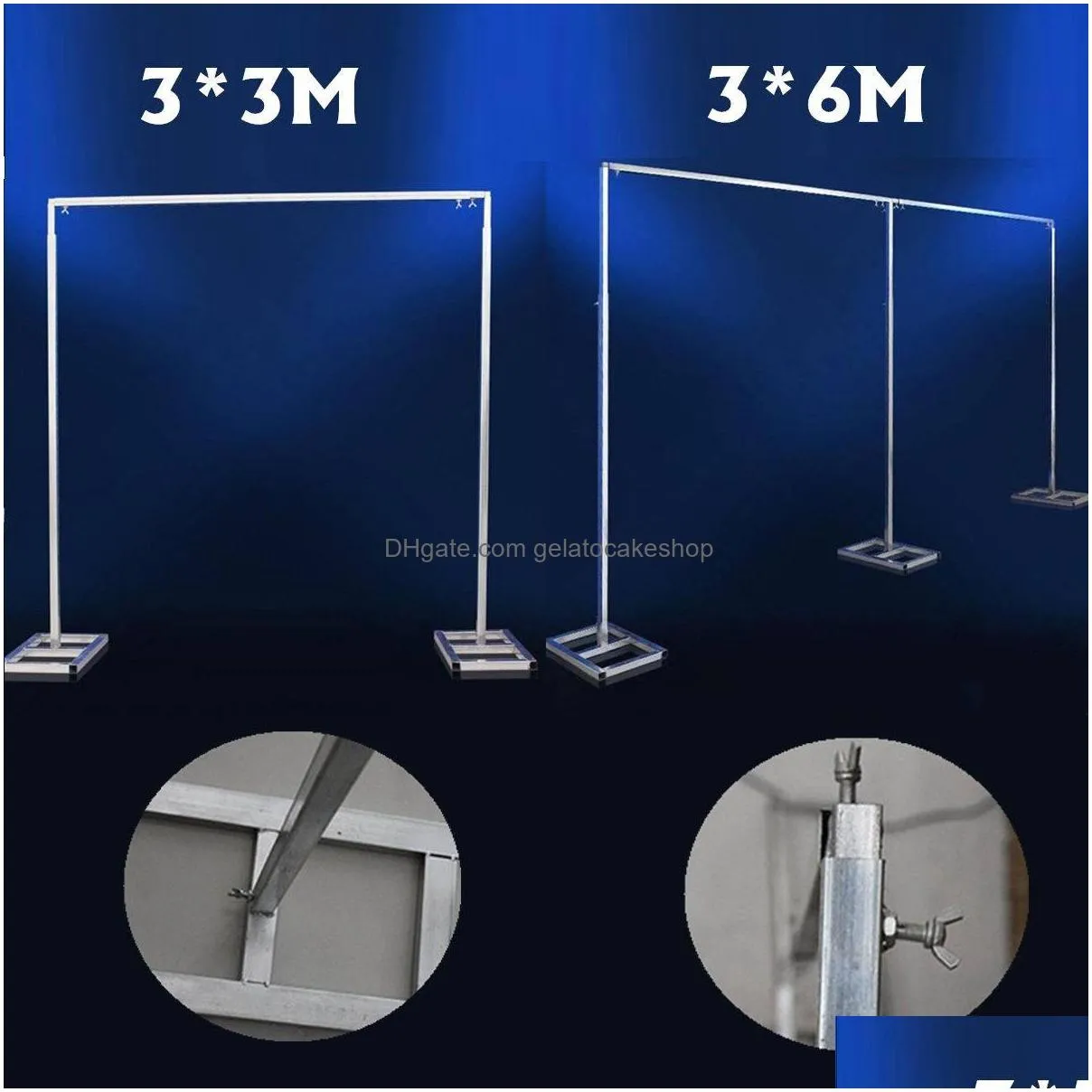 10ft x20ft heavy duty adjustable backdrop stand pipe and drape kit wedding p ography backdrop stand