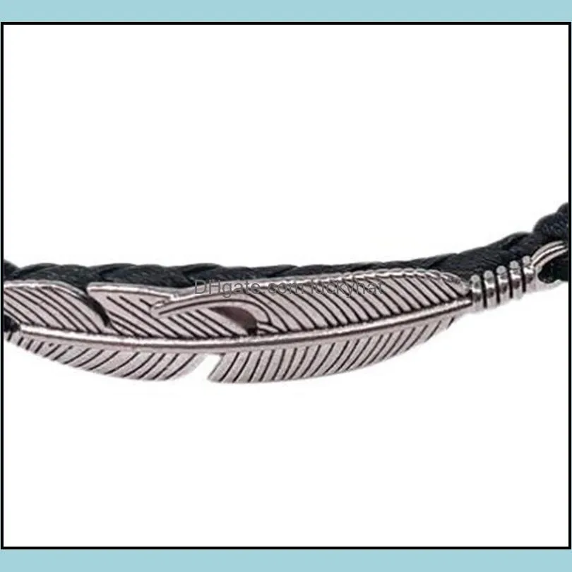 anklets simple adjustable handmade leaf woven rope lucky foot bracelet for women men jewelry 2208 t2