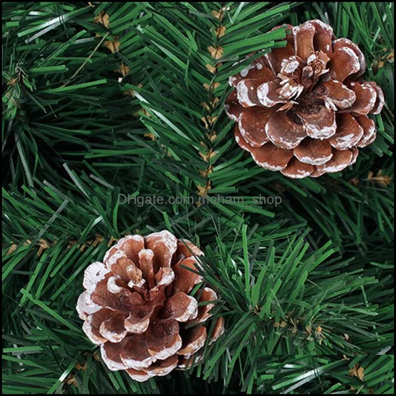 christmas pine cones natural pinecones ornament with string pendant crafts for gift tag tree party hanging christmas decorations