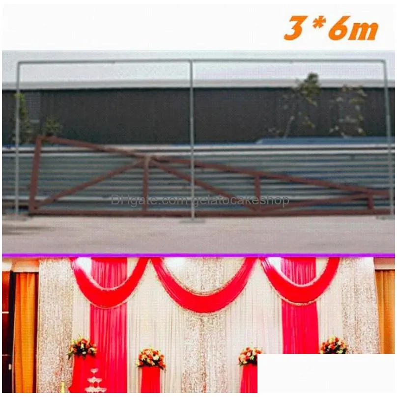 10ft x20ft heavy duty adjustable backdrop stand pipe and drape kit wedding p ography backdrop stand