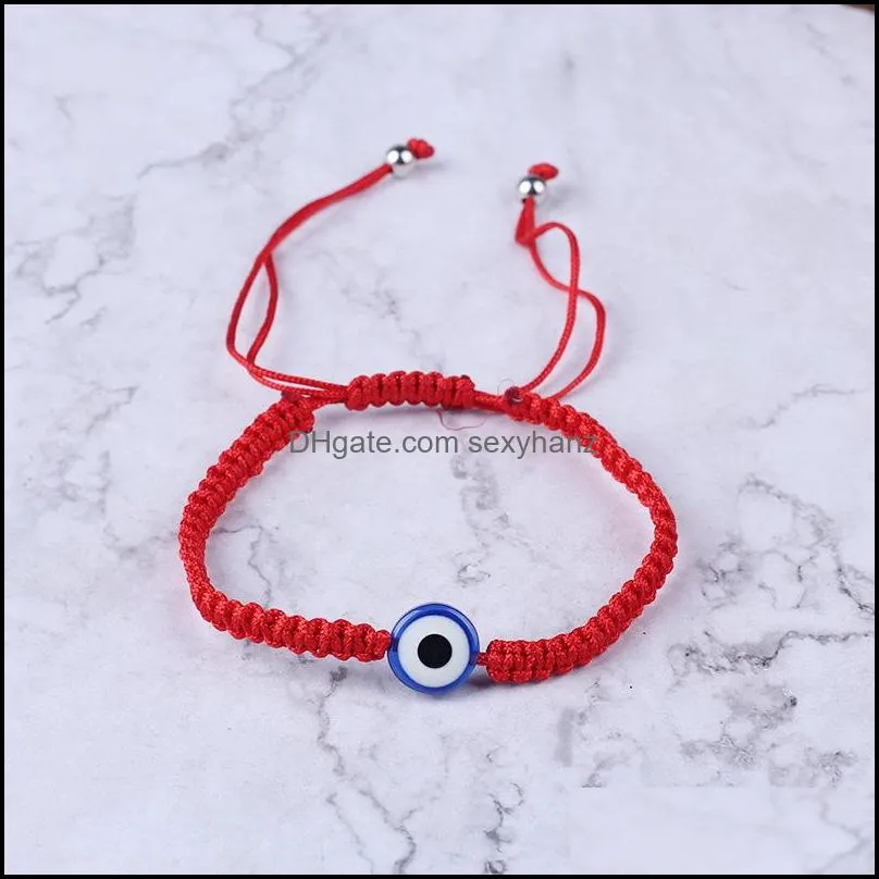 handwoven bracelet lucky bracelet kabbalah red string thread hamsa bracelets blue turkish evil eye charm jewelry fatima friendship