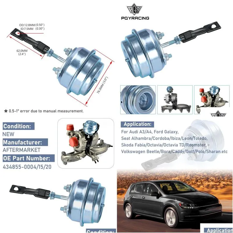 Variable Geometry Turbocharger Wastegate Actuator GT1749V For Seat