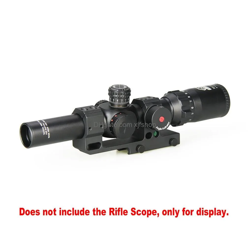 scope mounts dual scope mount universally use fits 30mm 25.4mm tube diameter riflescope for hunting shooting cl240219
