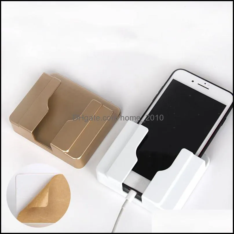 multifunctional wall mounted holder mobile phone charge holder smartphone cell phone charging bracket holder stable