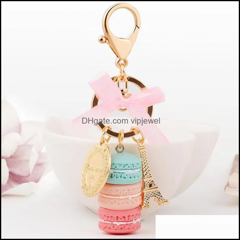 eiffel tower alloy cute pendant bag charm purse keychain keyring for women fashion ornament gift b784q z