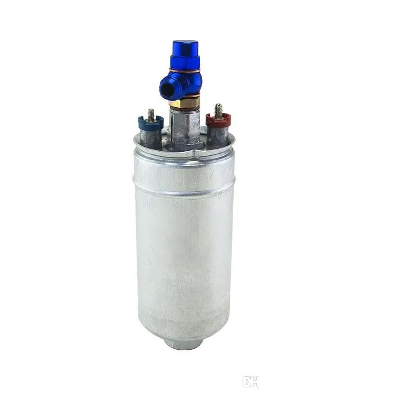  racing top quality external fuel pump 044 oem0580 254 044 poulor 300lph add adapter fitting fpb044addfk045baddfk047b