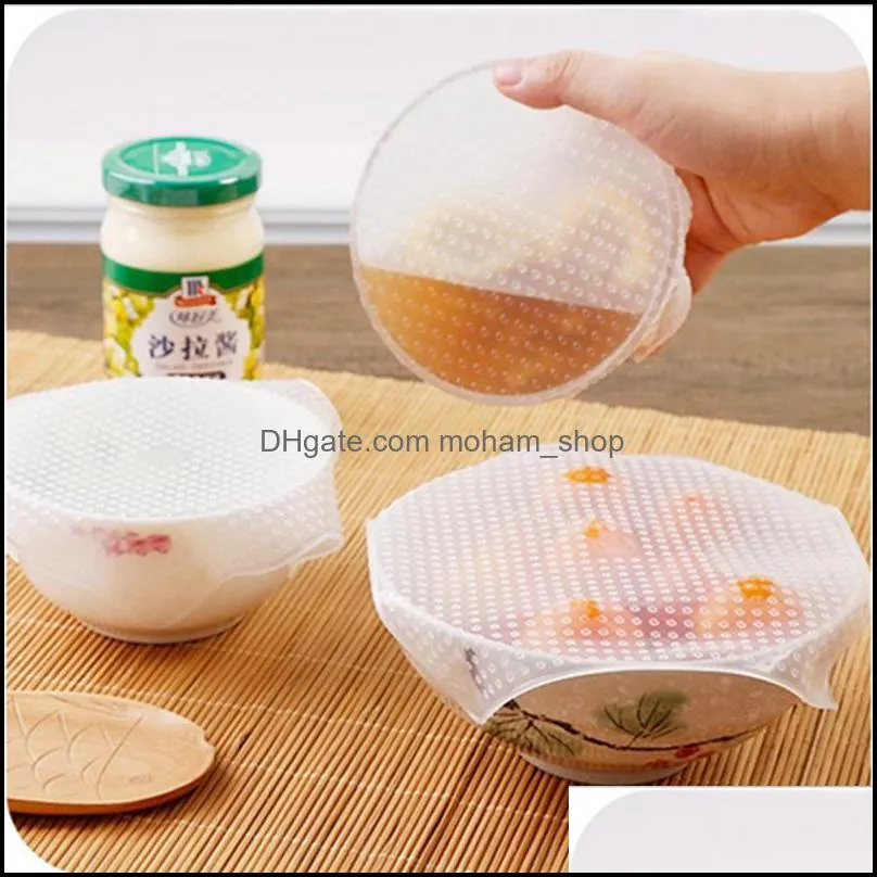 bowl covers and food stretch lids reusable silicone wrap bowl seal cover stretch lid keep food  silicone food saver wraps drinkware