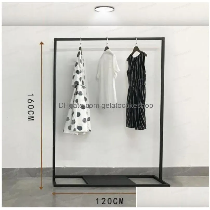 commercial furniture womens apparel shop show rack clothes racks landing in zhongdao window is hanging