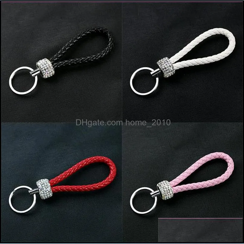 diamond encrusted key pendant creative key ring key chain fashion accessories ladies party small gifts wq640
