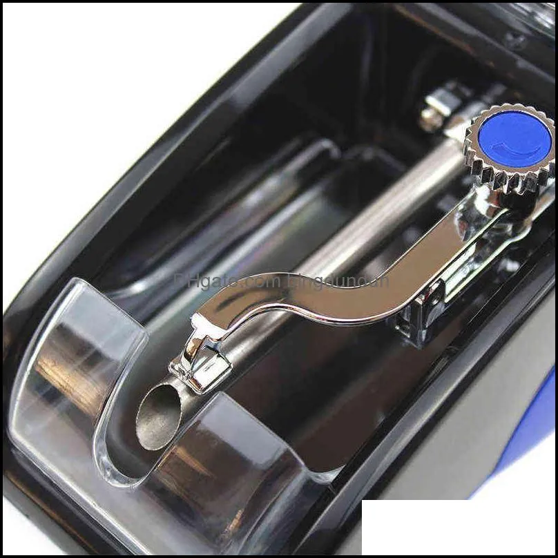 tobacco injector electric cigarette rolling machine smoking accessories 8mm automatic metal diy roller us standard plug ac240v/110v