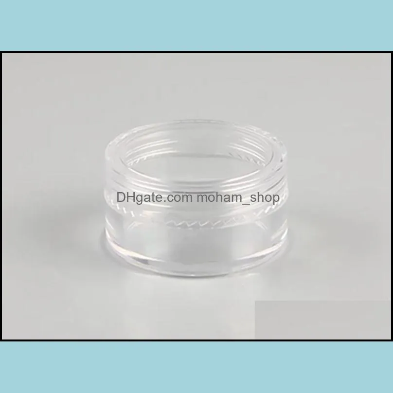 clear cosmetic jars empty jar pot eyeshadow makeup face cream container bottle capacity transparent packing bottles 5g