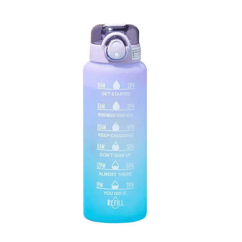  1 liter water bottle motivational sports water bottle leakproof bottles drinking outdoor travel gym fitness jugs for kitchen cup