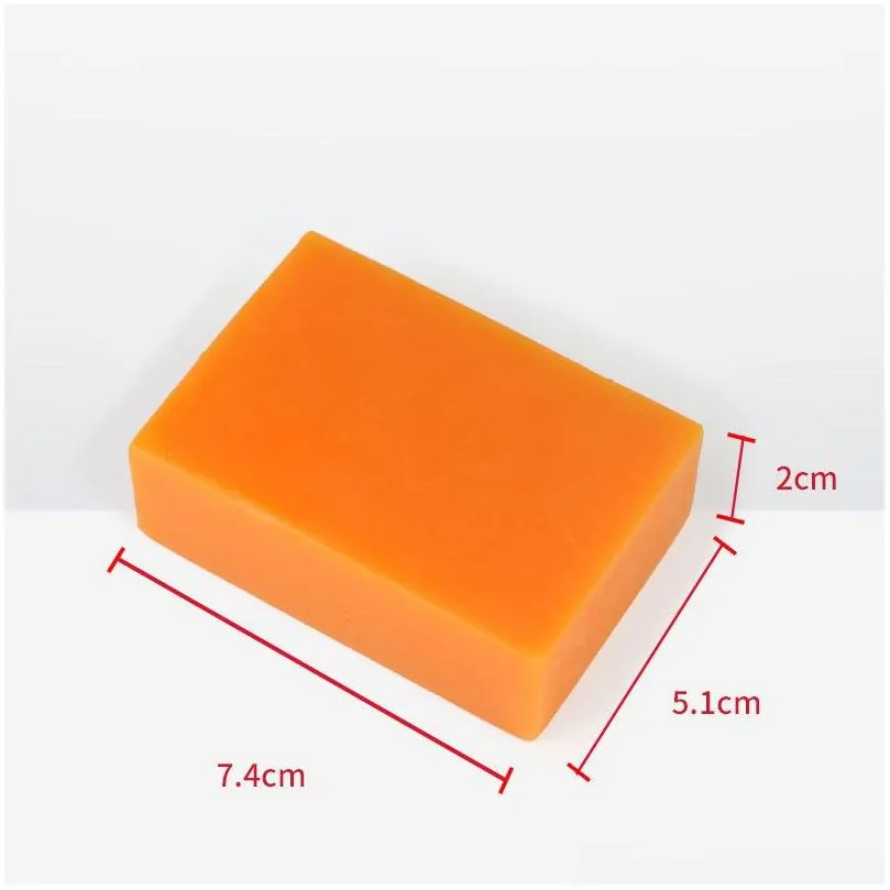 100g handmade kojic acid whitening soap for dark black skin glycerin brighten face body skins bleaching soap