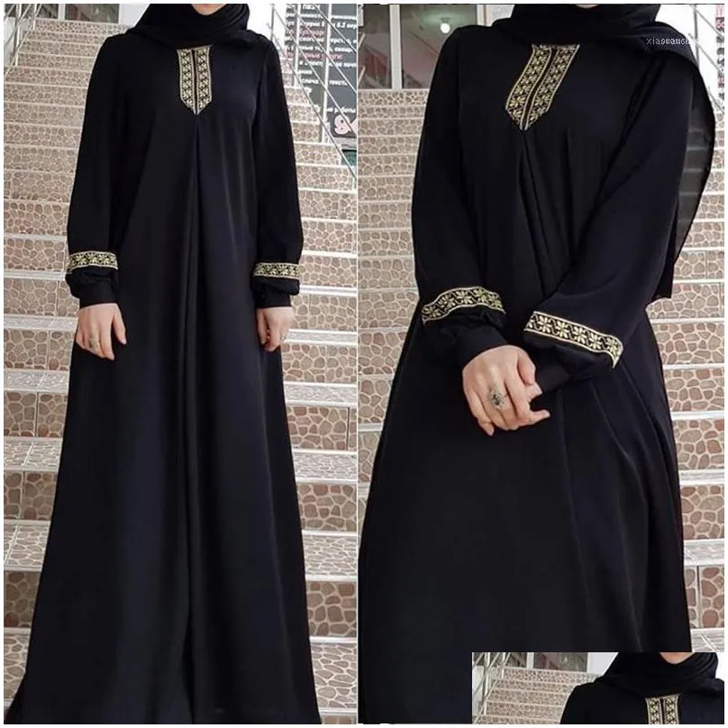 casual dresses abaya arabic lace muslim dress women turkey islam prayer caftan marocain 2021 winter spring clothes vestidos1