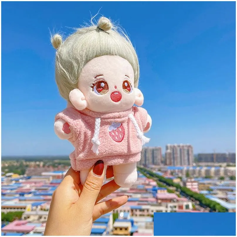 20cm girl role plush doll girl gift doll super cute costume stuffed toy wholesale