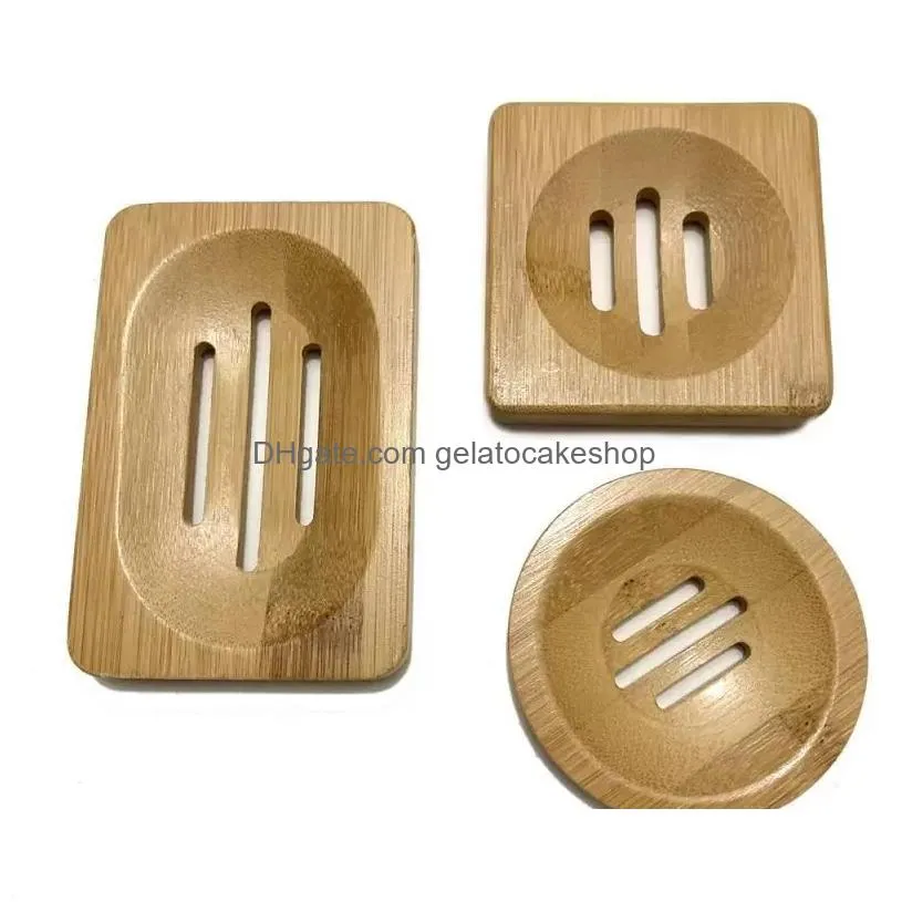 natural carbide wood soap dish container box shower board bathroom soap rack inventory wholesale