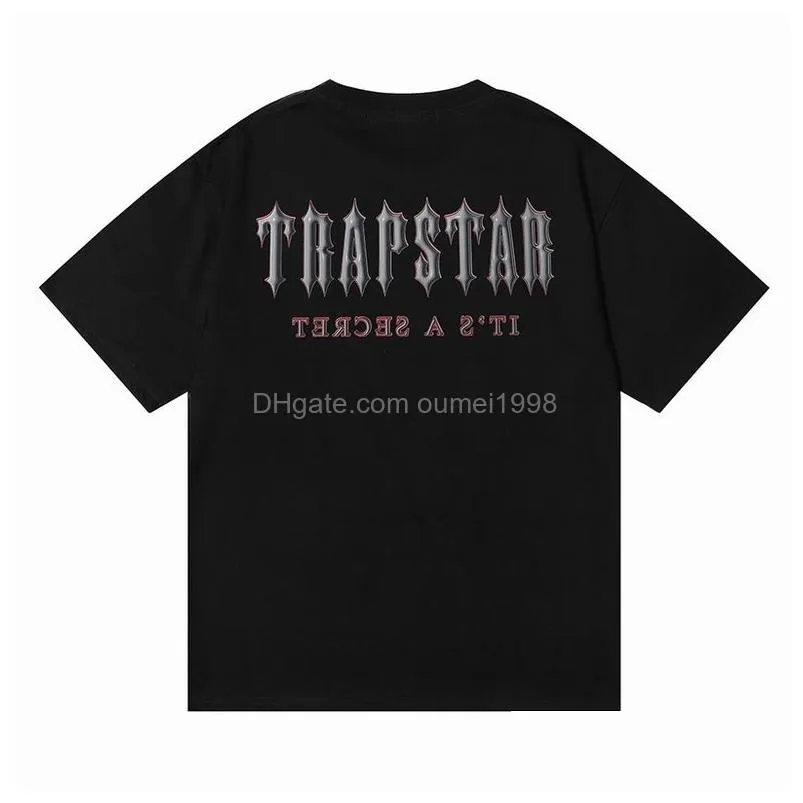 Trapstar Mens T Shirts Women Designers T-shirts Trapstars Cotton Tees Polos Tops Shirt chandal tuta ensemble Clothing trapstars shooters