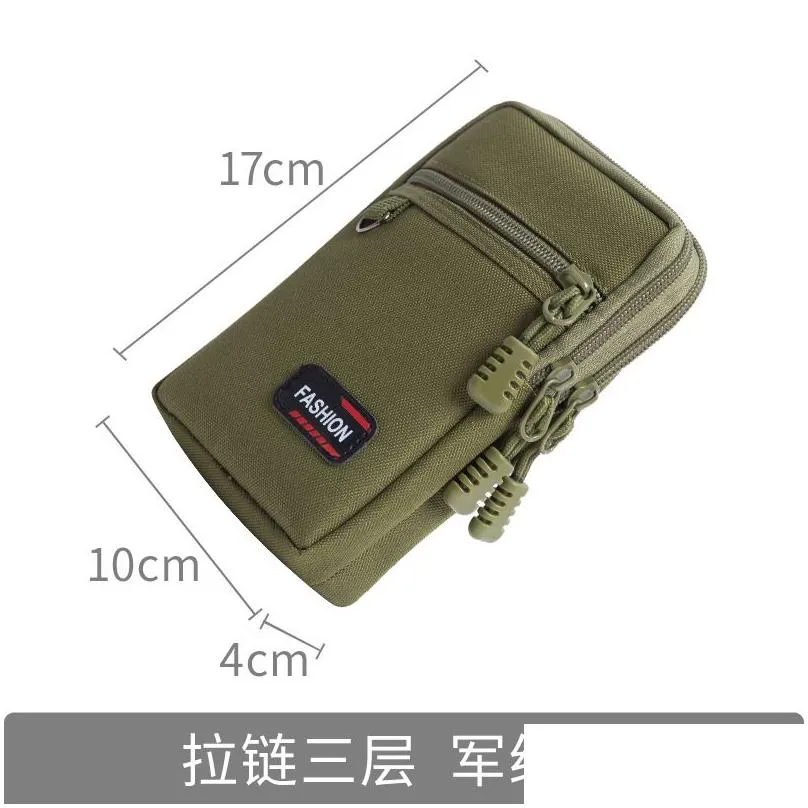 nylon tactical bag outdoor molle military waist fanny pack men phone pouch camping hunting tactical waist bag edc gear purses