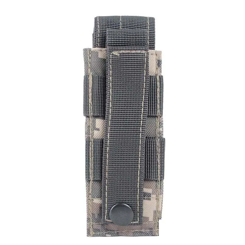 600d outdoor tactical open top single mag bag magazine holster pouch with belt clip tools2476