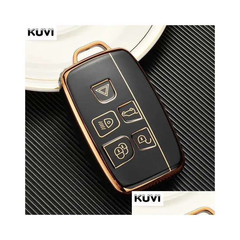 tpu car remote key cover case fob for  range rover sport evoque lander2 for  xf xj xjl xe c-x16 xkr xk