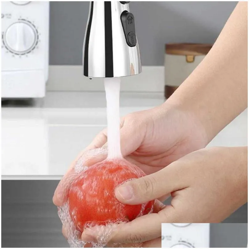  universal 360 rotate kitchen faucet extender aerator plastic splash filter kitchen washbasin faucet bubbler nozzle