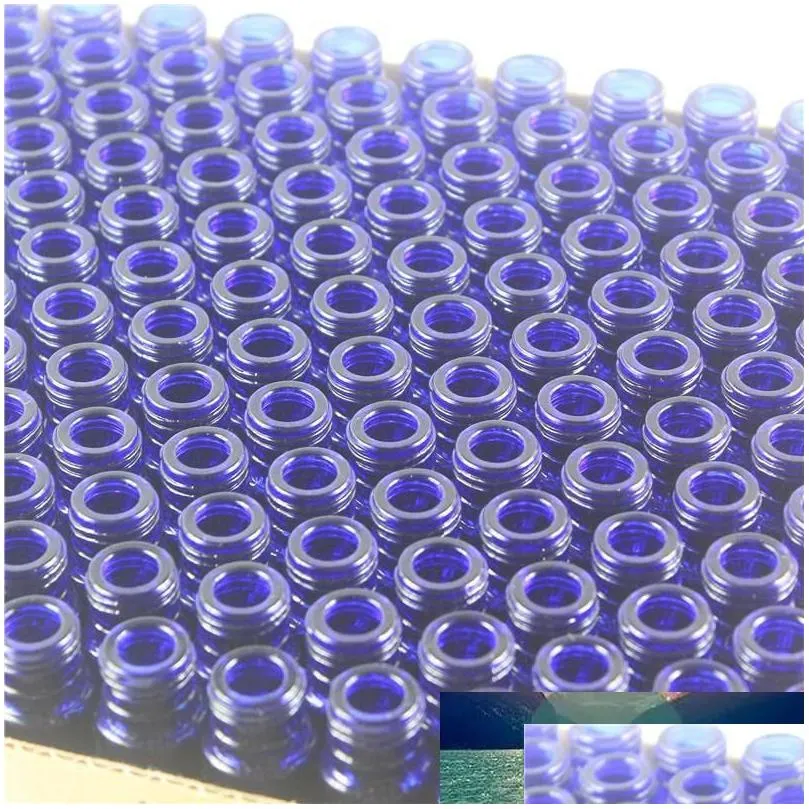 wholesale dhs shipping 10ml1/3oz amber clear and blue thick glass roll on essential oil empty parfum bottles roller ball