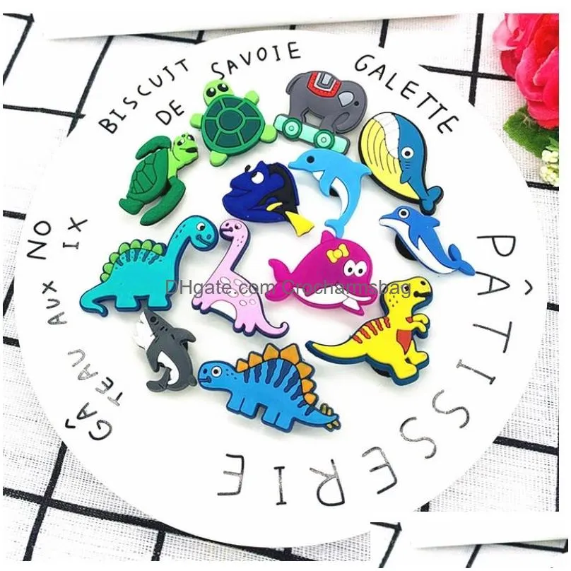 Cartoon character PVC Rubber Shoe Charms Shoes Accessories clog Jibz Fit Wristband Croc buttons buckle holeshoes Decorations Gift