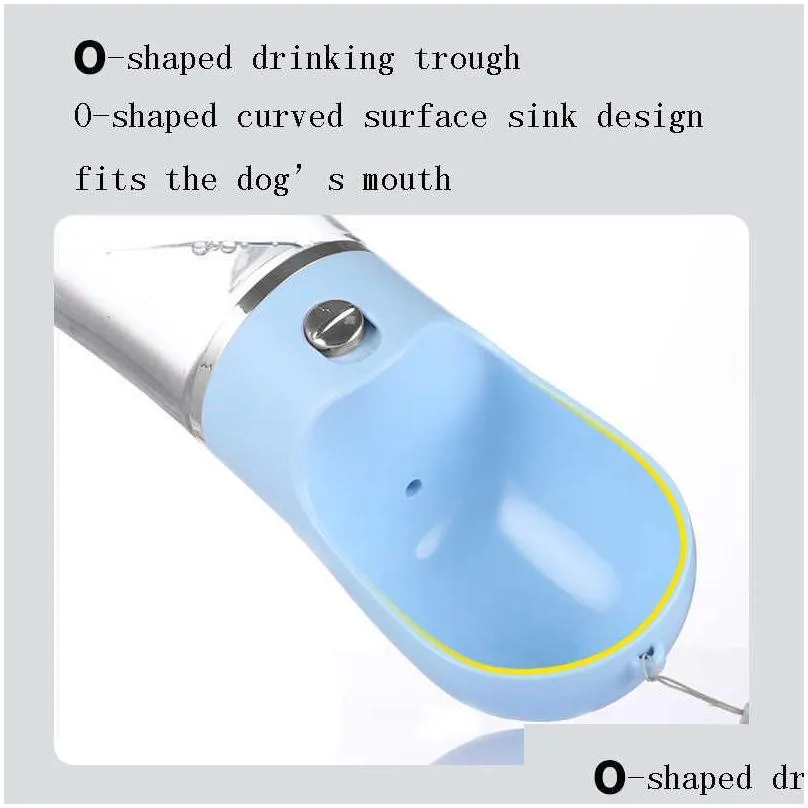  portable pet dog water bottle for dogs multifunction dog food water feeder drinking bowl puppy cat water dispenser pet products