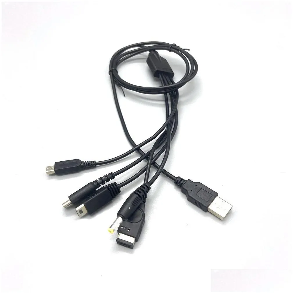 4 in 1  power cable for psp nds ndsi ndsl 3ds 3dsll 2ds gba sp game console