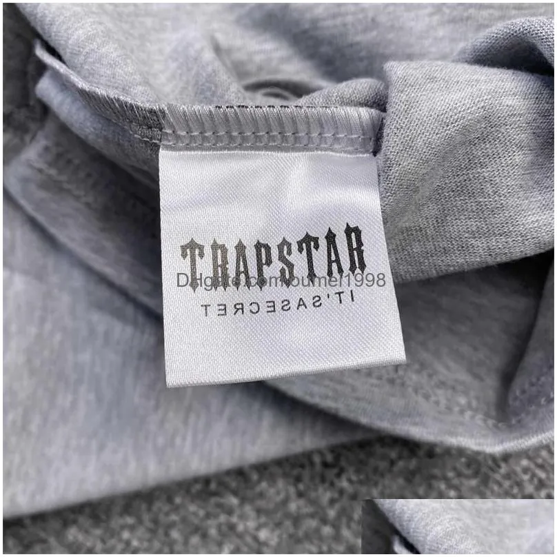 mens t shirts spring summer trapstar tshirt men women green white towel embroidery short sleeve t shirt set versatile comfort cotton