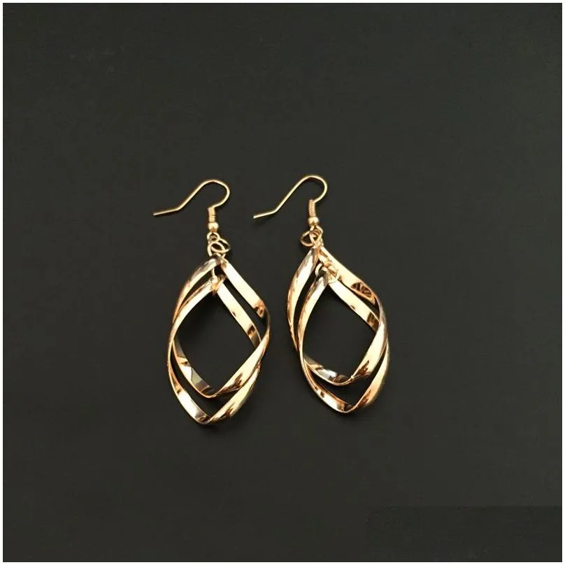 hollow rhombus drop earrings for women gold silver rhombus dangle earrings piercing rhombus statement jewelry for women gift