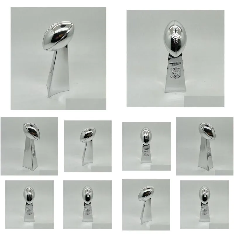 decorative objects figurines 10cm e lombardi trophy football trophy resin home decoration crafts for sport fans 230302