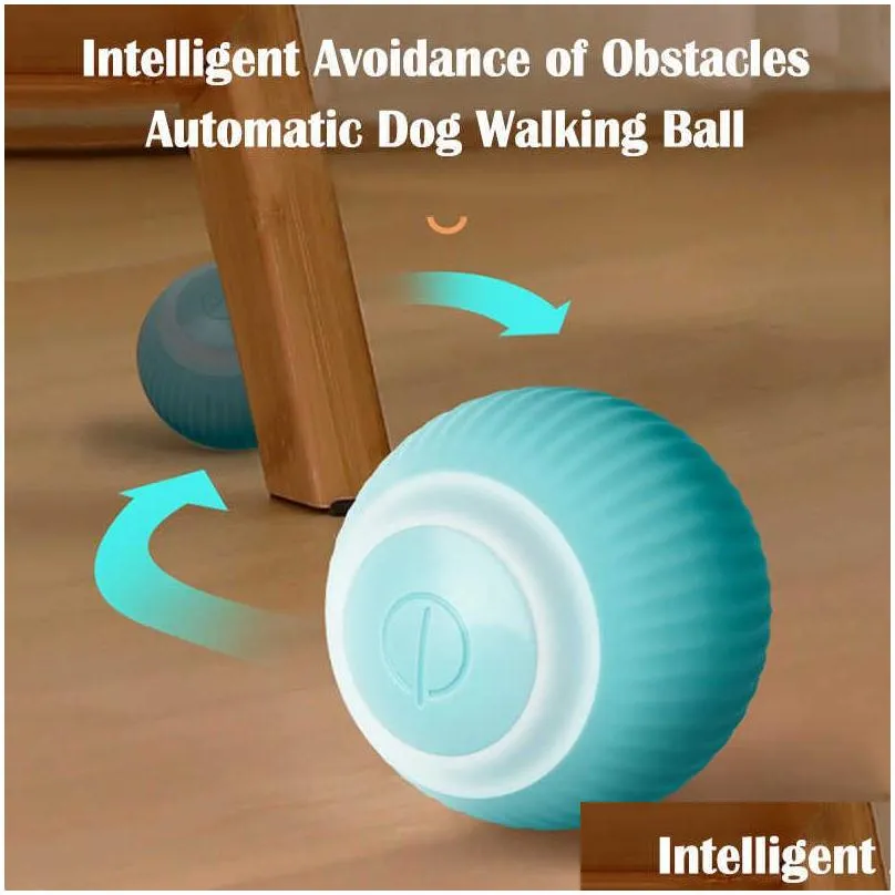 electric dog toys auto rolling ball smart dog ball toys funny self-moving puppy games toys pet indoor interactive play supply