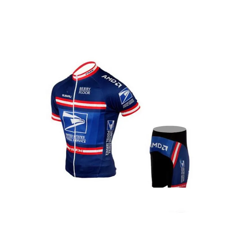 2022 usps us united states postal cycling jersey breathable cycling short sleeve kits summer quick dry cloth mtb ropa ciclismo