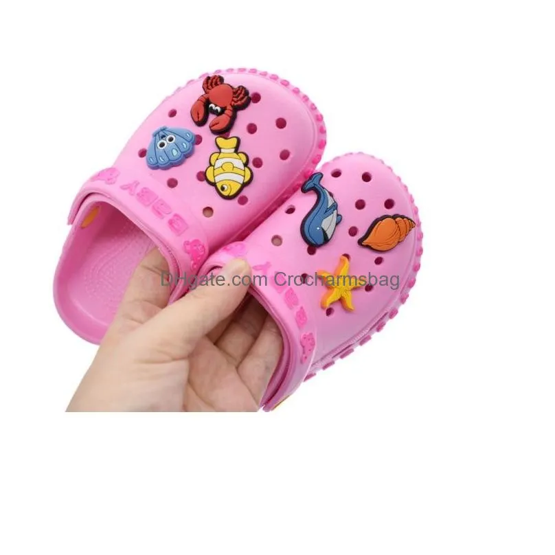 New Boys Girls lcartoon PVC Shoe Charms kids Shoe Buckles Action Figure Fit Bracelets Croc JIBZ Shoe Decoration accessories Kids gift